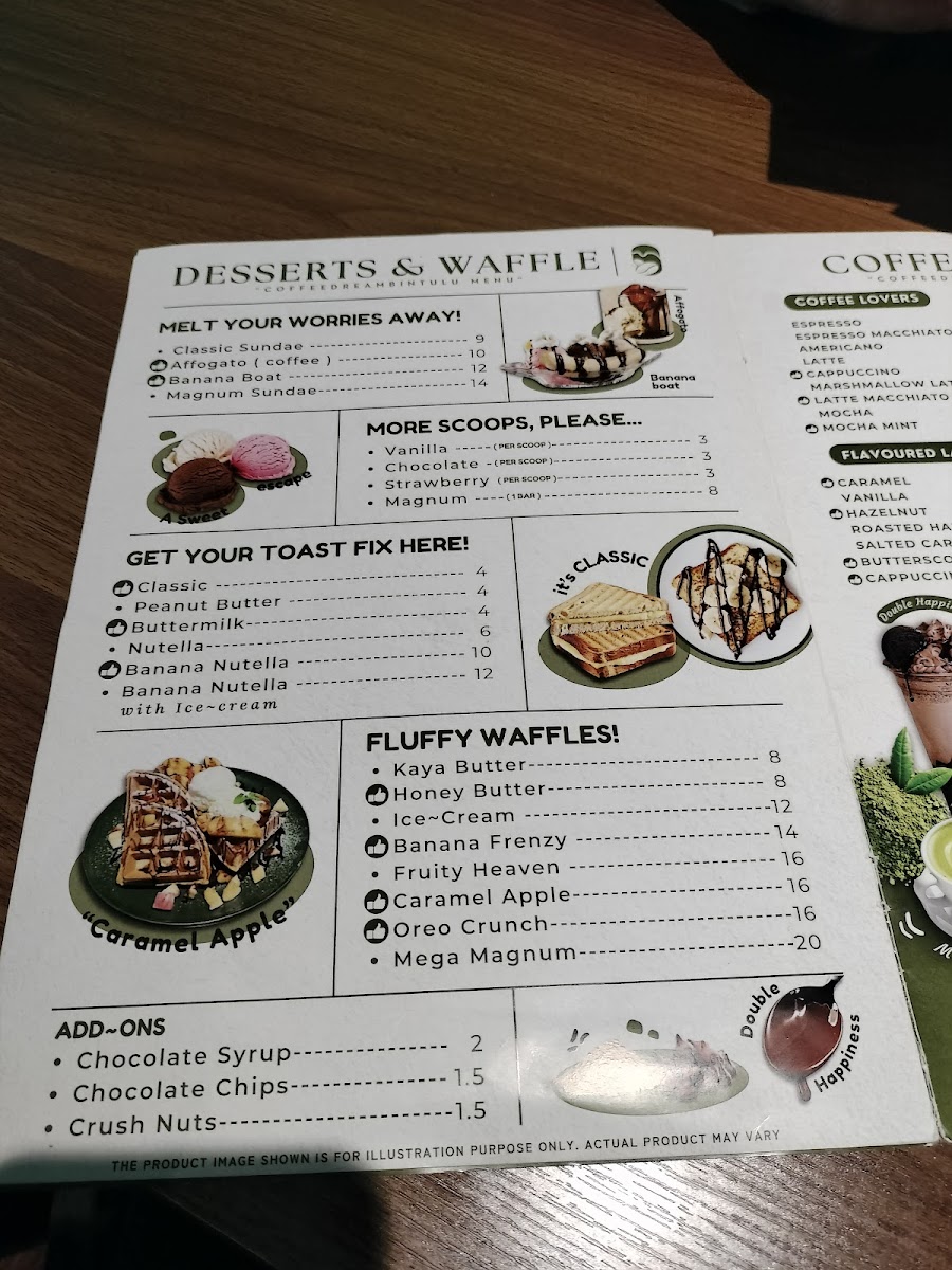 Menu Coffee Dream-1