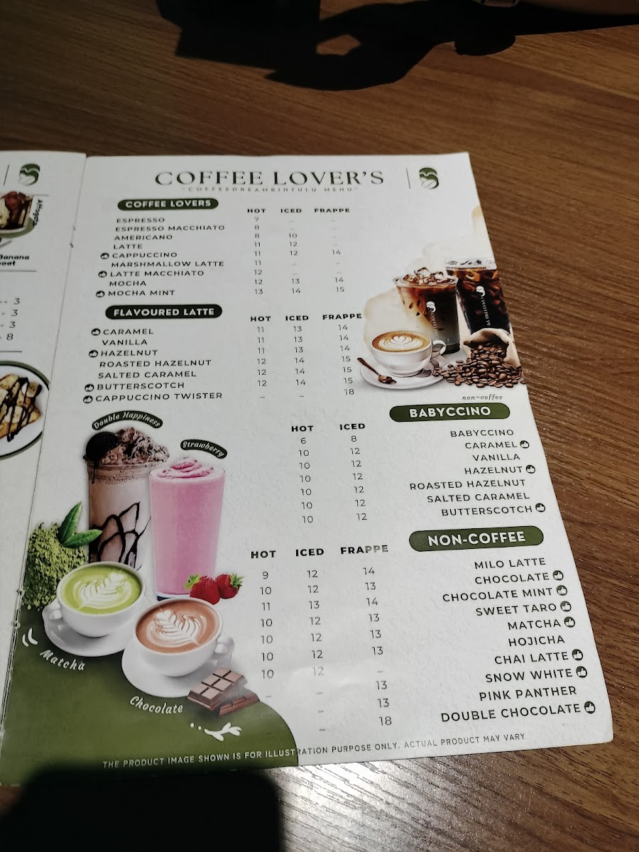 Menu Coffee Dream-4